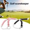 Golf Beads Score Counter with Clip Golf Stroke Score Count Keeper Putting Score Counter for Referee Caddy Golfer Golf Accessories