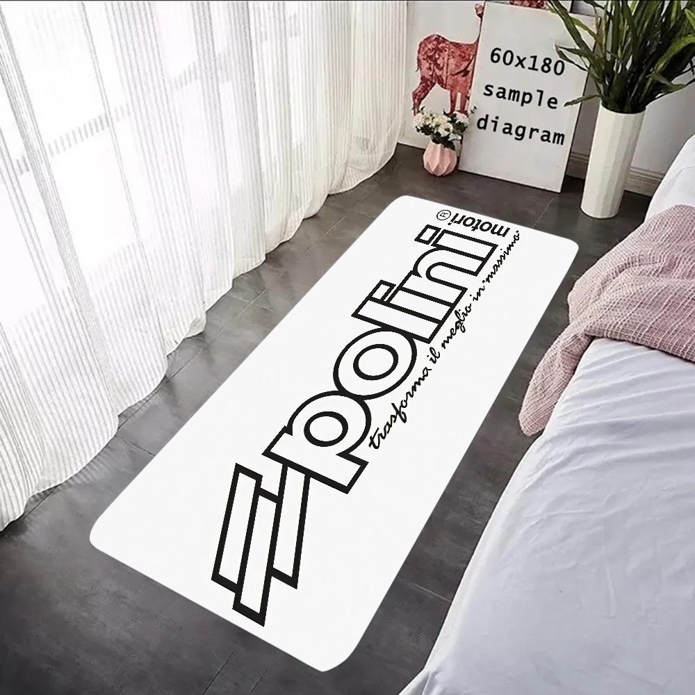P-Polini-Italy S-Scooter Racer Floor Mat Graphic Printed Flannel Doormats for Bathroom Kitchen Entrance Carpet Home Decor 40X60cm