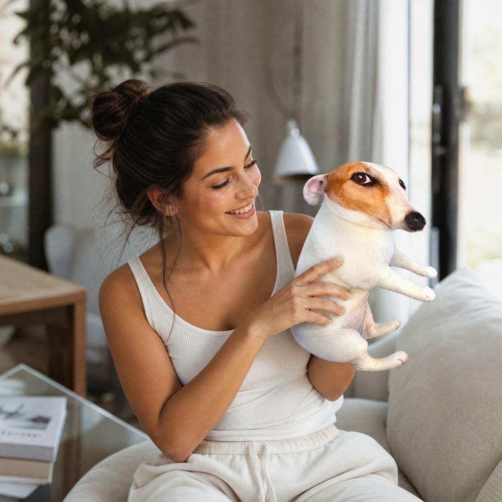 Funny Dog Plush, Abstract Quirky Stuffed Animal Toy for Home Decor and Gifts