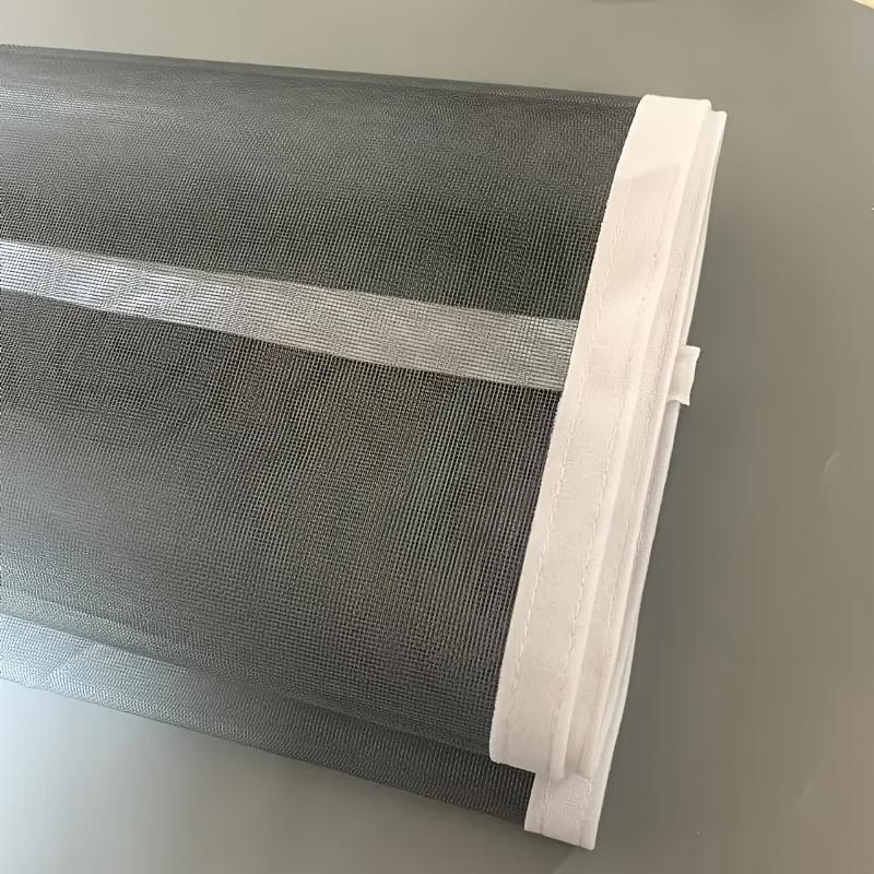 White-edged black-net self-adhesive mosquito repellent net, reusable, invisible installation, insect-proof window screen