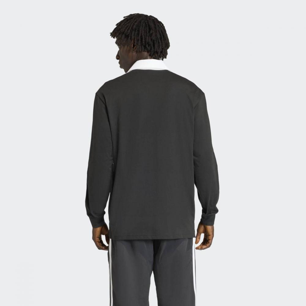 Adidas 3 Stripes Rugby Long Sleeve Polo Ke3576