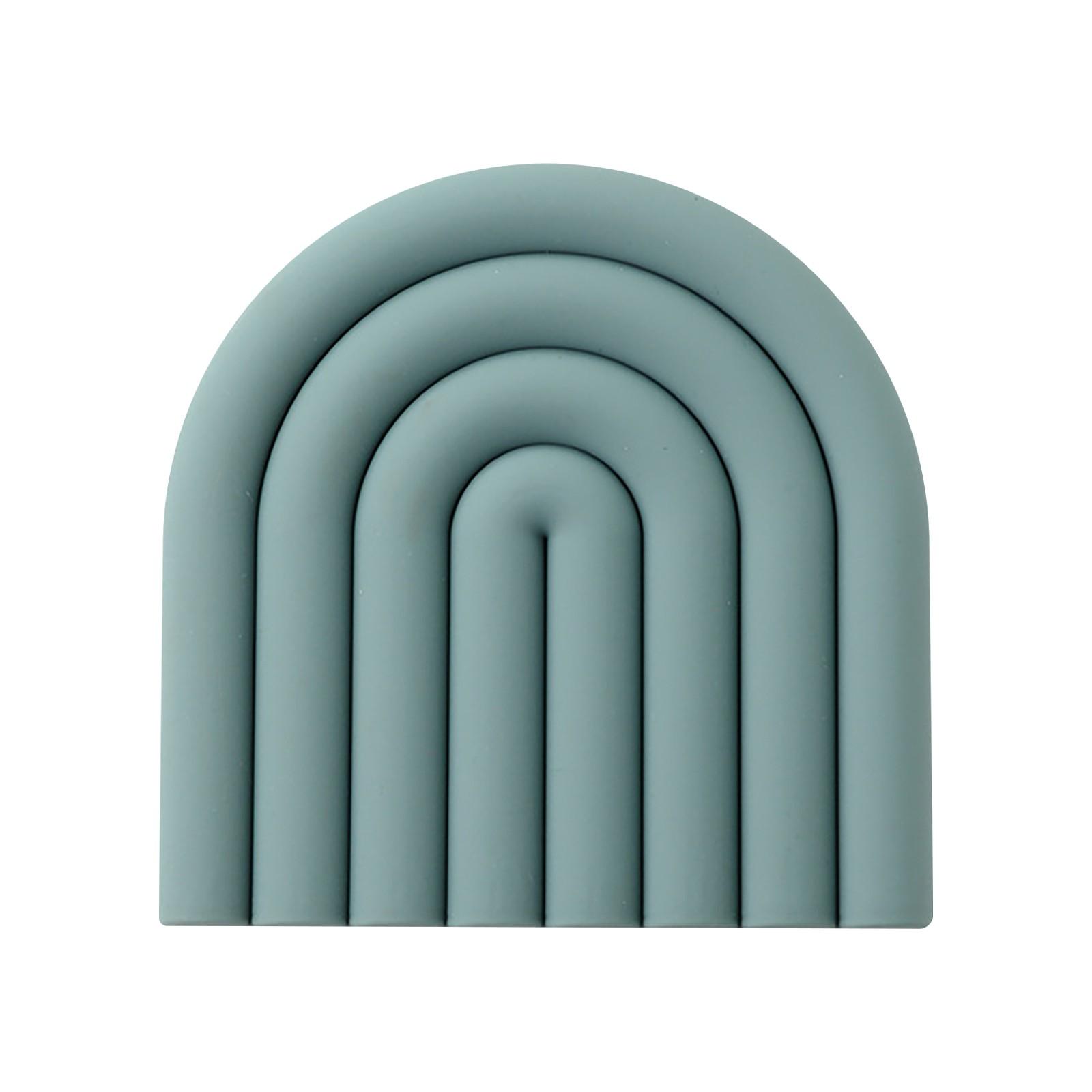 Silicone Pot Mat Insulation Pad Bowl Mat Placemat Plate Mat Silicone Mat Dining Table Home Mat циан
