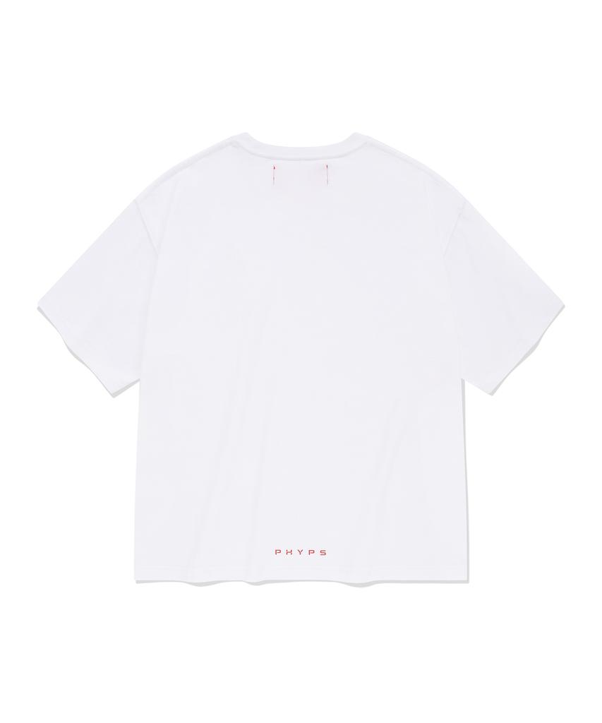 PHYPS MOTORCYCLE [2Pack] Original Wing Logo Short Sleeve White / Black
