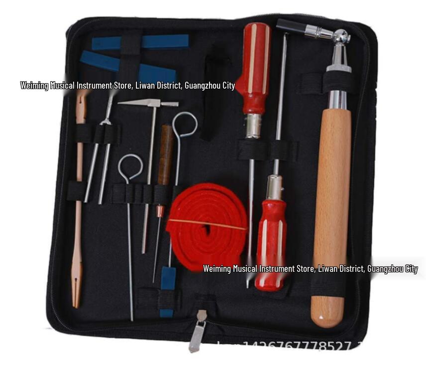 Piano Tuning 13-Piece Tool Set with Wrench