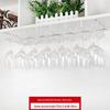 Upside-Down Red Wine Glass Rack for Hanging in Cabinets