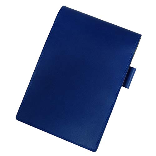 Rhodia No. 14 Size Genuine Leather Cover (Made In Japan) with One Notepad (Cobalt Blue)