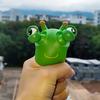 1/2/3Pcs Popping Eye Cabbage Worm Toy Anxiety Stress Relief Caterpillar Squeeze Pinch