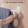 Bathroom Storage Rack Wall Mounted Towel Hanging Rack Plastic Toilet Holder Decoration