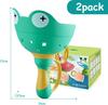 Fullware Flying Disc Launcher, Propeller Toy, 2 Packs & 12 Discs Outdoor Games Garden Toy for Children from 3 - 6 Years, Birthday Christmas