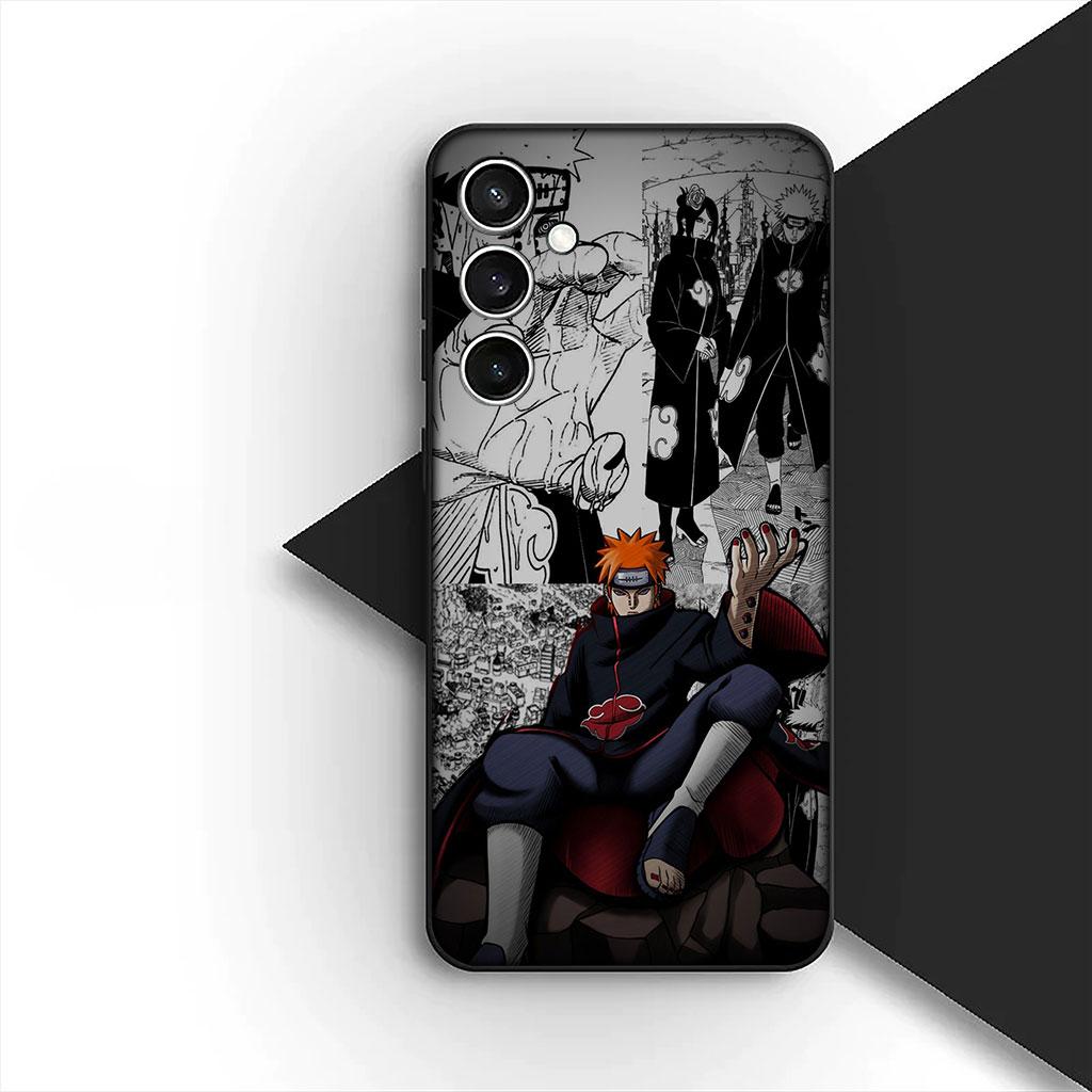 Phone Cover for Apple iPhone 16 14 15 Plus 11 Pro Max 16E ProMax + 16Plus 15+ 14+ Soft Case Pain Itachi Uchiha Narutos Akatsuki