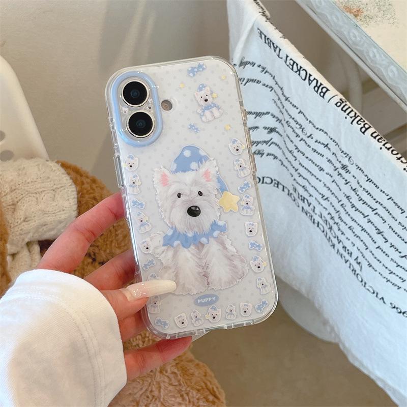 

3D Glasses Sleep Cap & iPhone 17/16 Pro Max/15 Pro Case for Women - Fits West Highland White Terrier iPhone 17 Pro Max