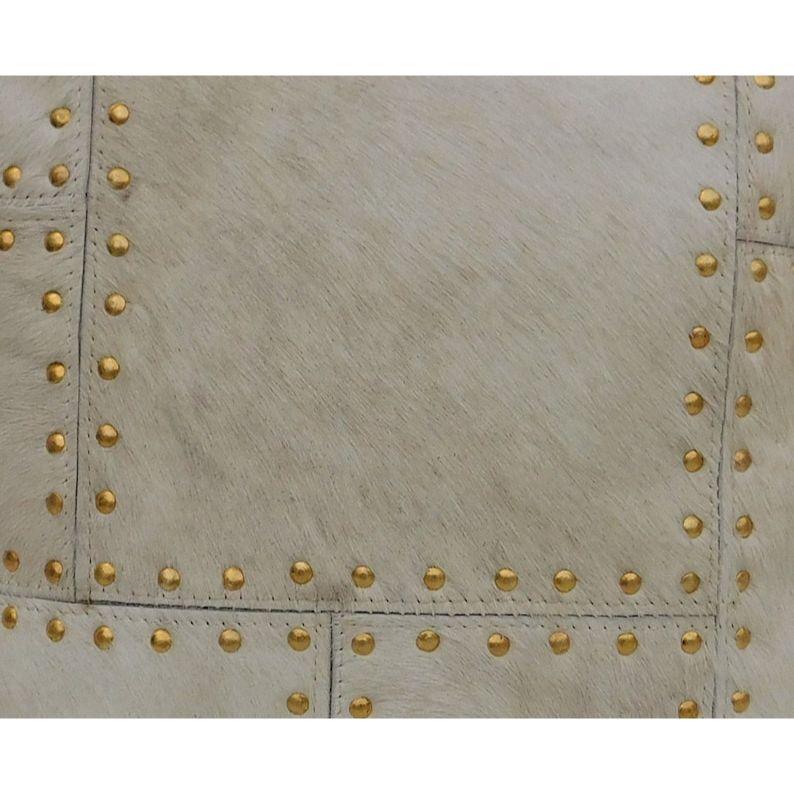 Exotic Cowhide Pillow Cover: Genuine Leather Cushion, Gift For Her Him Birthday Anniversary