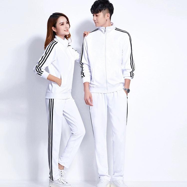 Three-pole Sportswear Set Thin Casual Wear Square Dance Suit Printed School Uniform Advertising Shirt Customized