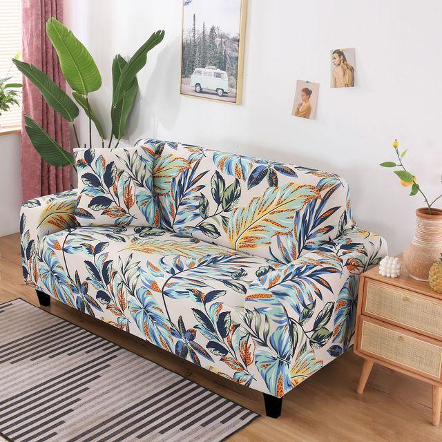 Geometric Printed Stretch Sofa Covers For Living Room Modern Style Sofa Slipcovers All Seasons Available Couch 1 /2 /3 /4 Seater