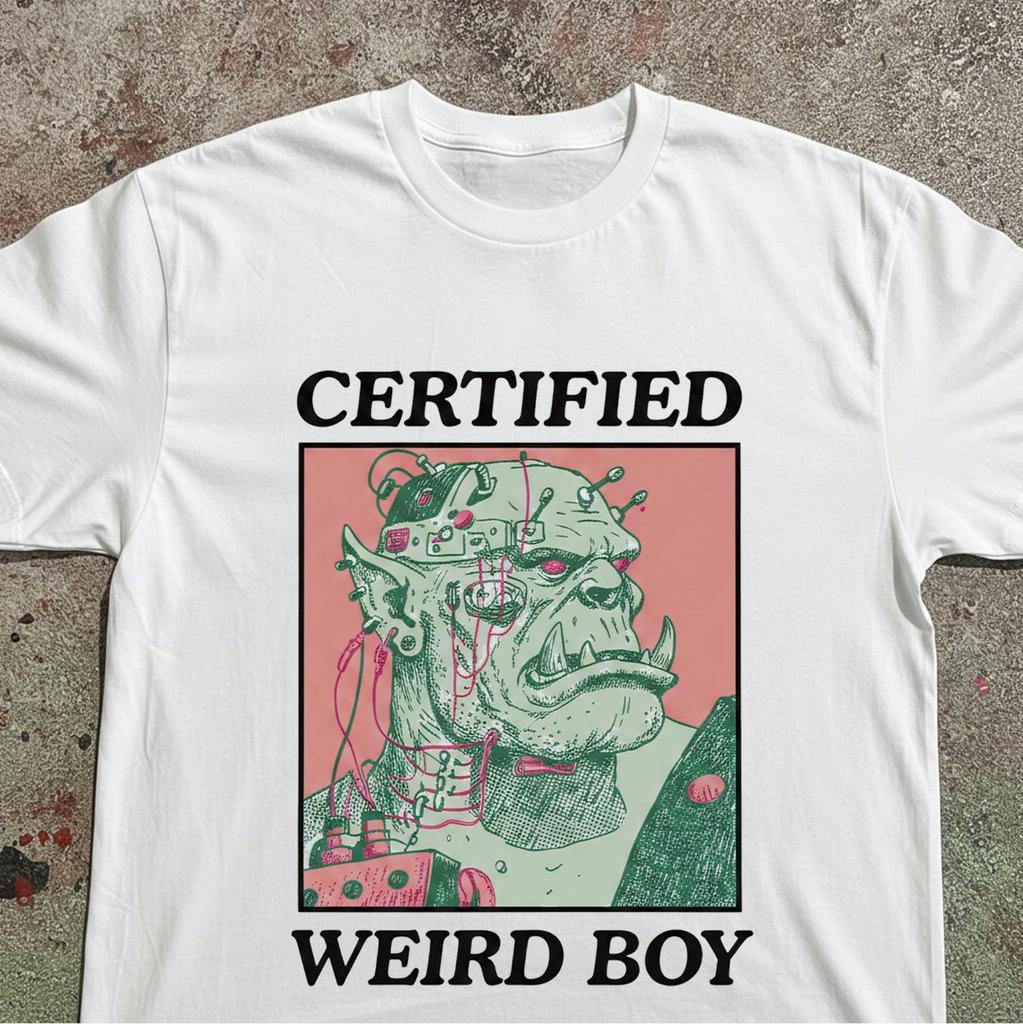 Certyfikowana Koszulka Dziwaka, orki, gobliny, zielonoskórzy, cyberpunkowy ork, Zielona Skóra, Chłopaki, mad max, cyberpunkowa dystopia