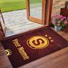 Crystal Velvet Rug Custom Name Text, Soft Non Slip Floor Mat Home DecorSparta Prague