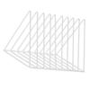 Desktop   Rack Rustproof Simple   Geometric Iron File Holder Decoration for   Study Living Room