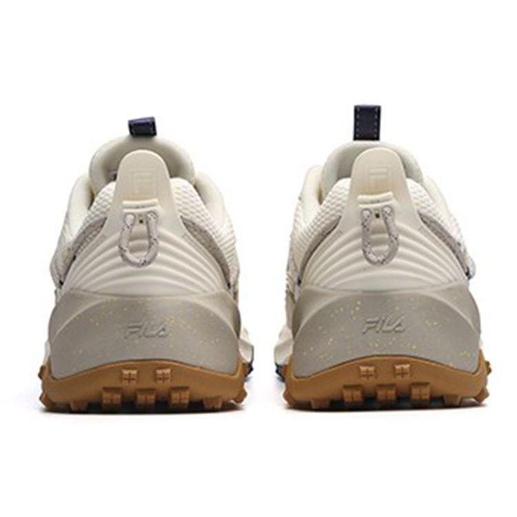 Fila Fleece Y2K Retro Running Shoes Women Sneakers Light-White Deep-Abyss-Blue A12W142208FWO