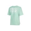 Skechers Pullover Round Neck Letter Print Quick-Dry Short Sleeve T-Shirt Women Tops Lichen-Green P224W052-0421