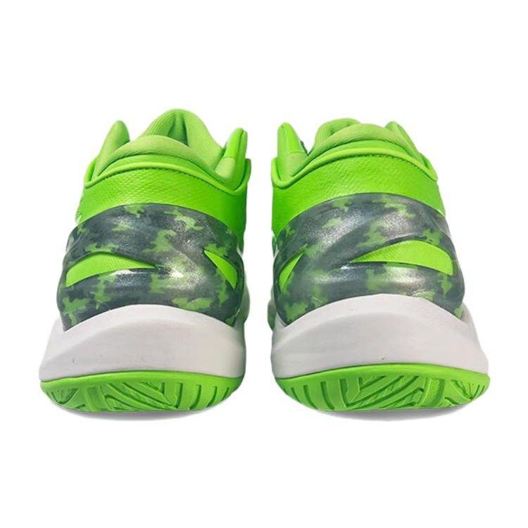 Asics Gel-Burst 27 Round Toe Lace-Up Low-Top Basketball Shoes Men Sneaker Green 1063A084-300