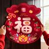 Chinese Style Fu Character Sticker Cartoon Lucky Character Stickers  Window Decoration