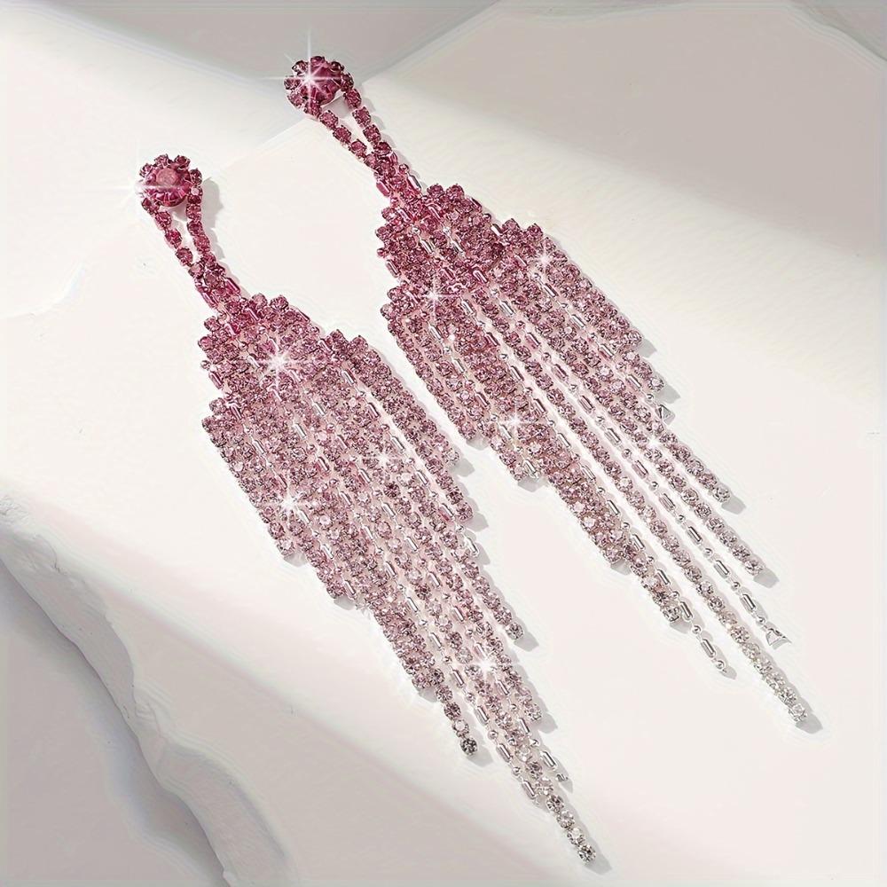 2 paia Orecchini Statement Strass Moda Orecchini Pendenti Lussuosi San Valentino
