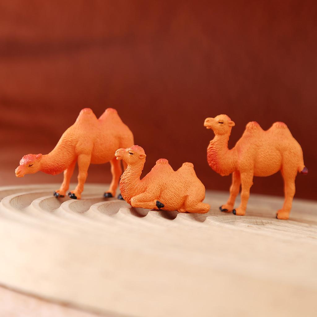 Pvc Bionic Animal Aquarium Landscape Camel Model For Home Office Decor