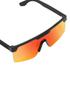 Dee Franklin Big D Constellation Sunglasses, Black/Red, DFKSUN0844-0800