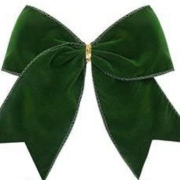 1/4/12pcs Christmas Bow Decoration DIY Red Fabric Christmas Tree Wreath Decoration Bow Hanging Front Door Xmas Decoration