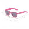 Cool Kids Colorful Sunglasses Shiny Square Frame Trendy Fashion Girls Sun Glasses Cute Eyewear UV Protection Lentes De Sol