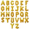 50pcs Letter Balloon Aluminum Foil 50 Cm Bright Gold Silver Aluminum Film Letter Balloon