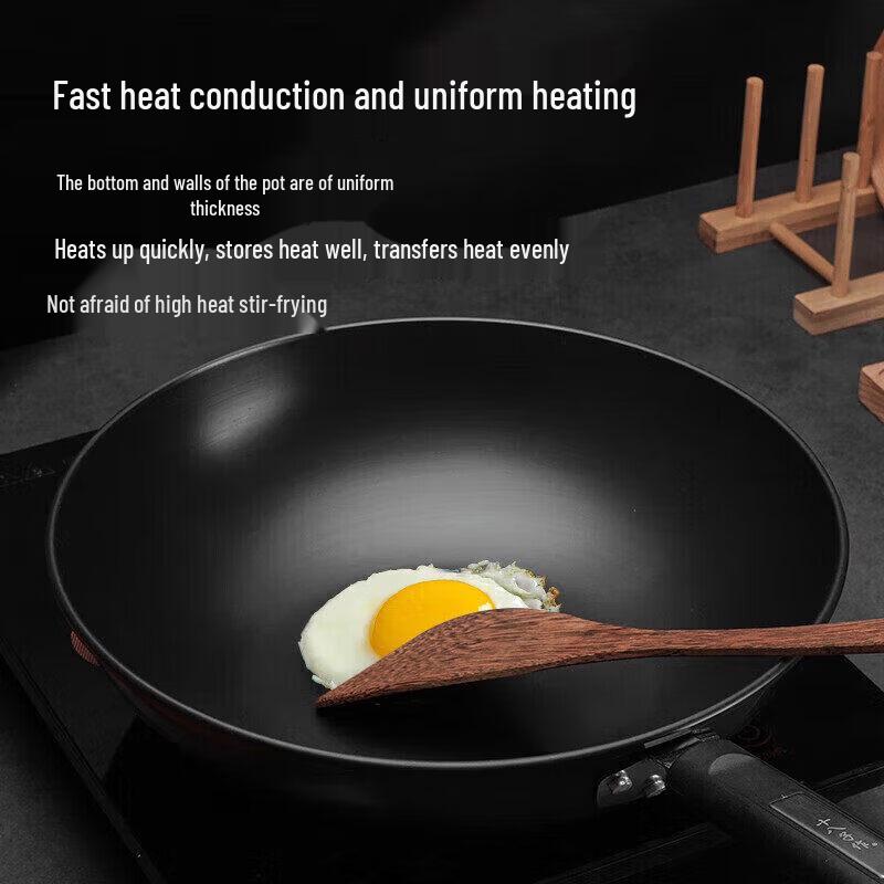 Shibazi HM-202-2 Wok & Soup Pot Set