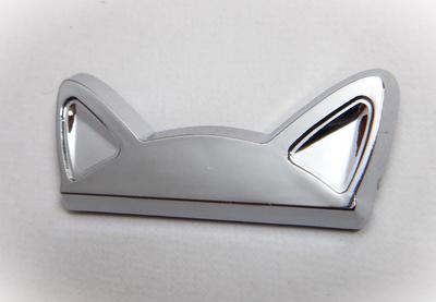 L-hotse Cat Ear 3D Plated Emblem Car Sticker (M)