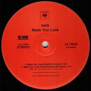 

12inch Record NAS - Made You Look 4479845 Columbia 2003 US Rap & Hip-Hop/R&B Used