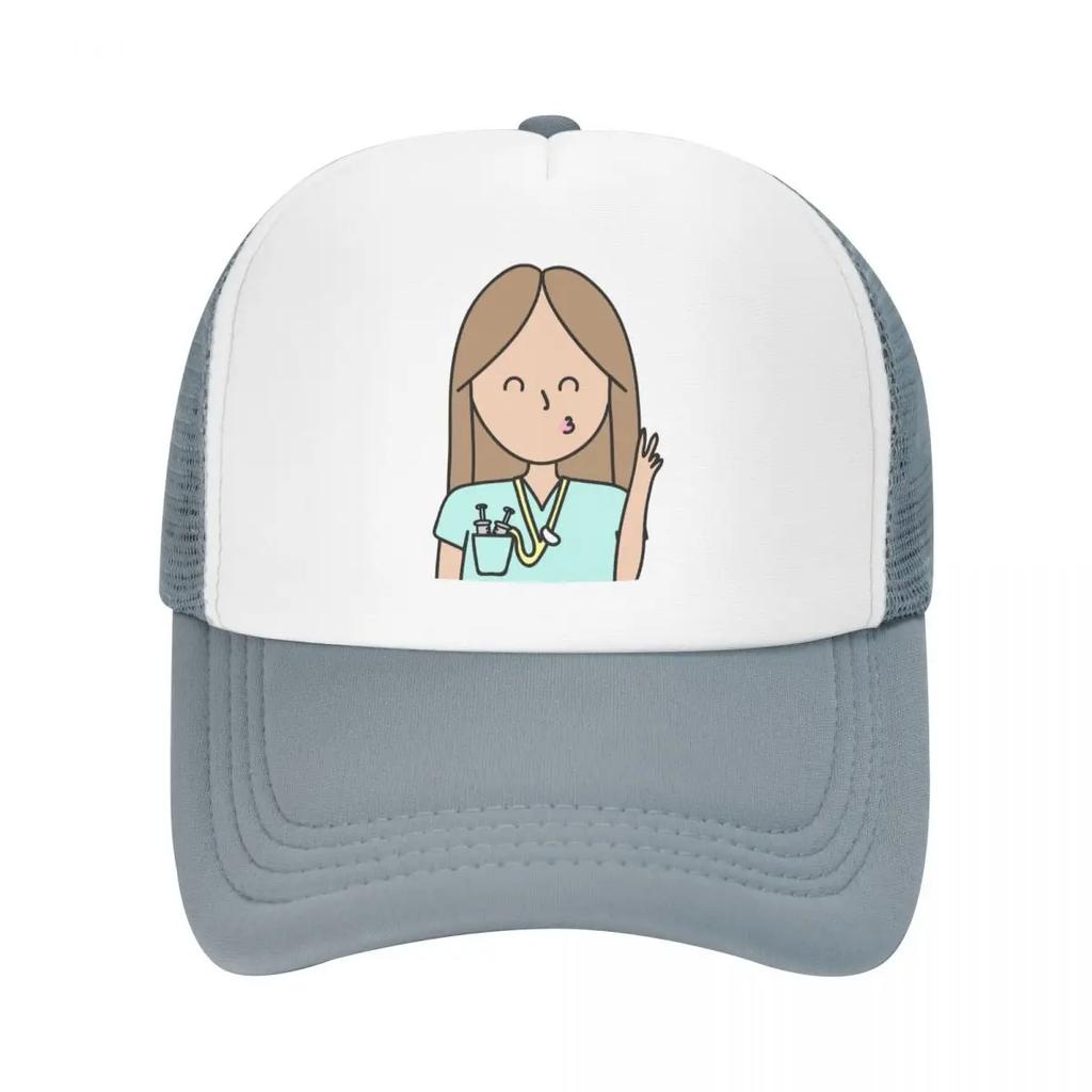 Custom Enfermera En Apuros Doctor Nurse Medical Trucker Hat Women Unisex Adjustable Unisex Baseball Cap Spring Dad Hat