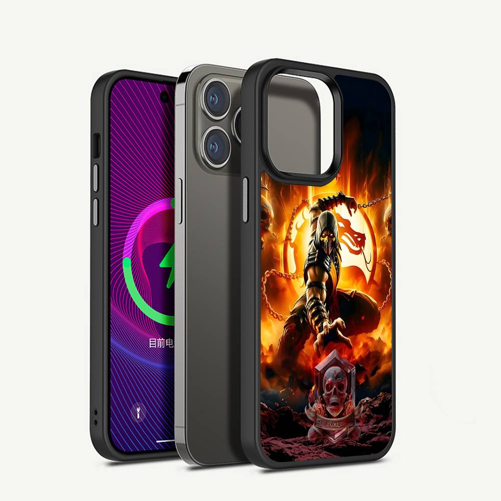 Classic Vintage M-Mortal K-Kombat Magnetic Wireless Phone Case For IPhone 17 16 15 14 13 12 11 Pro Max Plus Mag Phone Cover