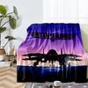 Top Gun Theme Printed Blanket - Perfect for Couch, Bed, Travel & Outdoor Use | Machine Washable, Cozy & Durable.