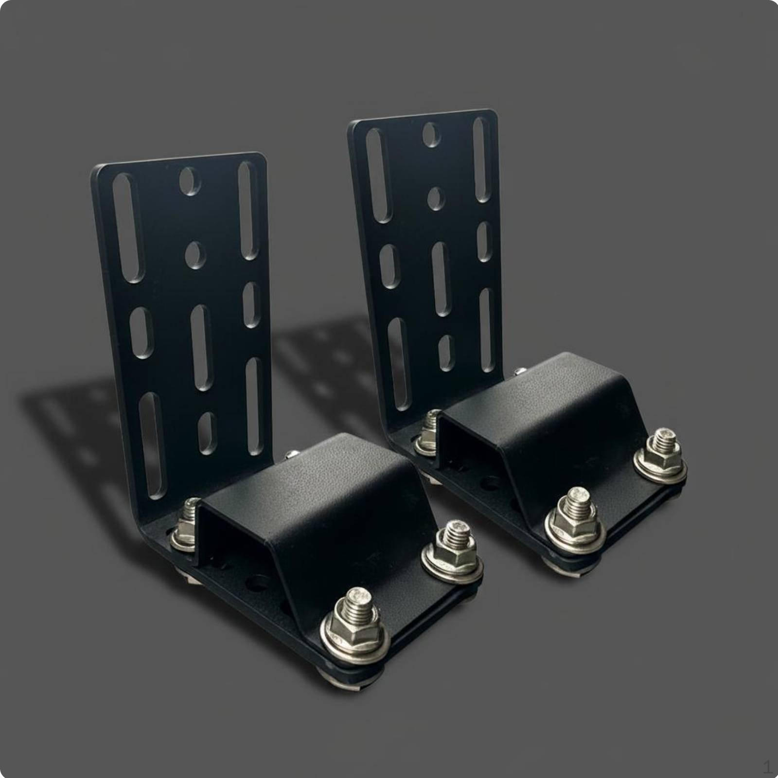 2 Pieces Side Awning Mounting Bracket Easy Installation Roof Rack Mount Heavy Duty Vehicle