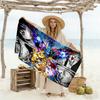 Naruto Character Customize Text Beach Towel Soft Durable Quick-Dry Suitable for Sports Travel Swimming Yoga Bathroom Beach And Pool