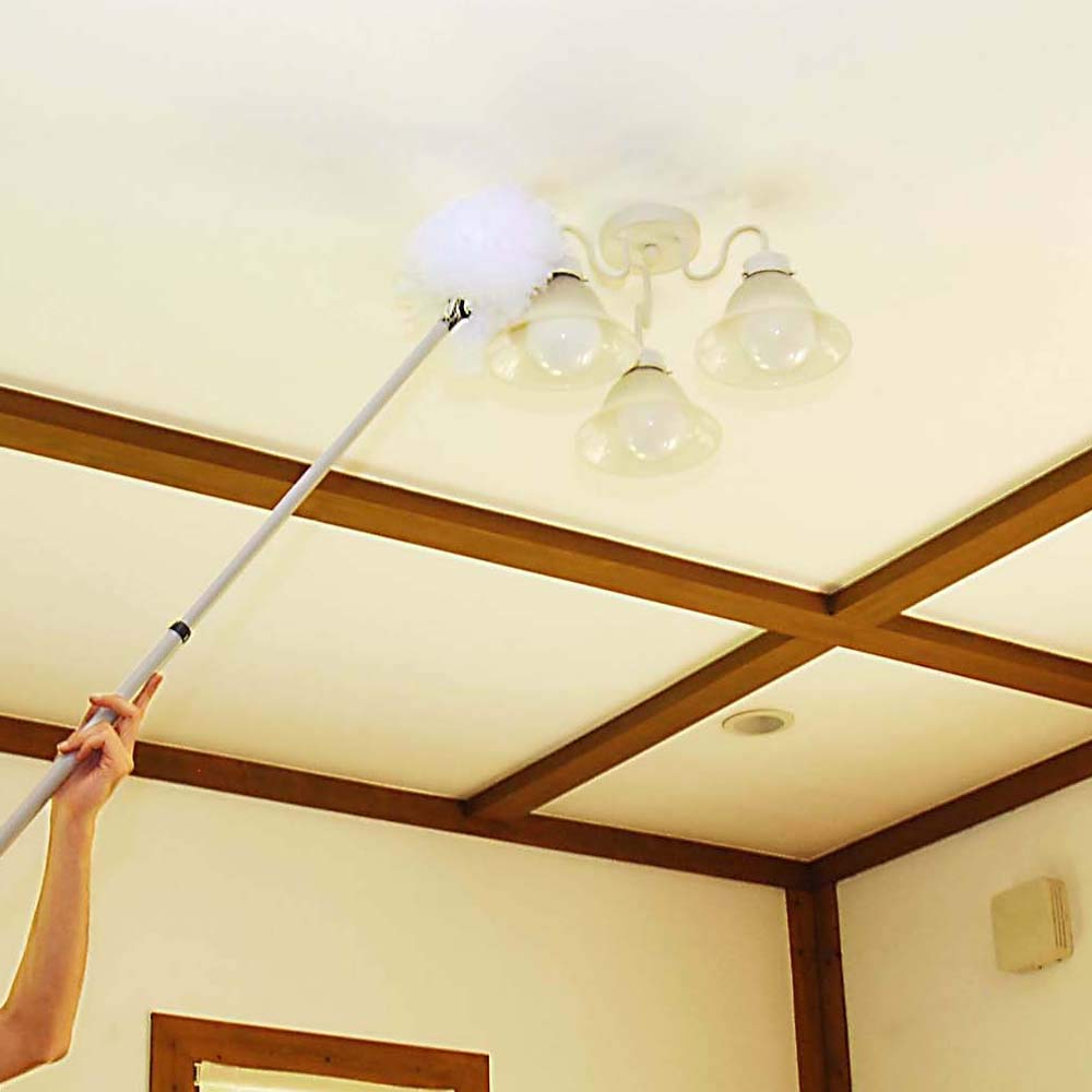 Azuma Electrostatic Ceiling Total Catches Dust On the Ceiling with the Power of Static Duster, Duster, Length Approx. 101.5-151cm, Electricity.