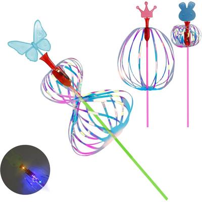 Rainbow Twirler Stick, Magic Party Bubble Wand ,Spin Twirl Swirl and Dazzle - Fun Addicting Party Favor