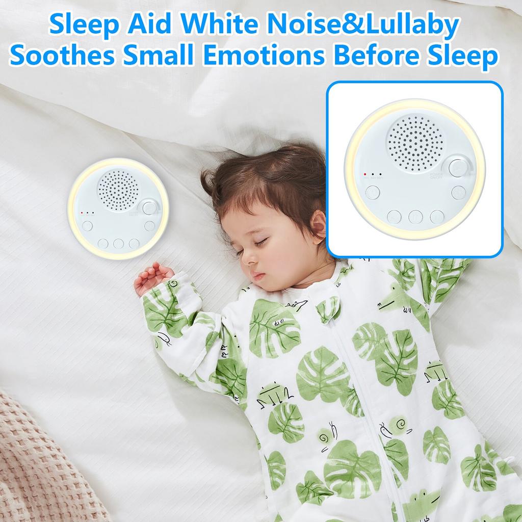 White/ Noise Sleep Device, Difficulty Falling Asleep Aid, Baby Crying Soothing Device, Help Sleep