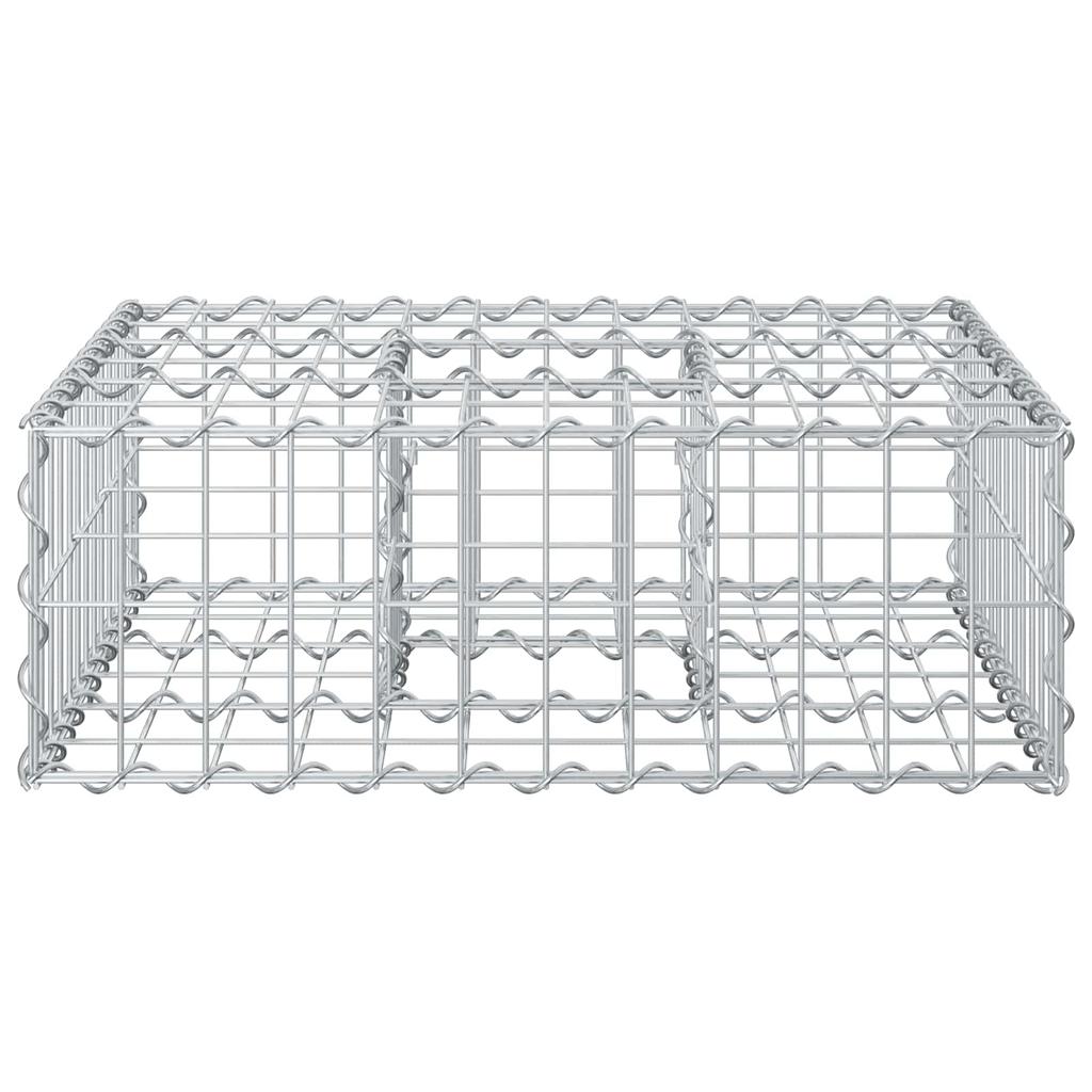 Gabion Raised Bed Silver