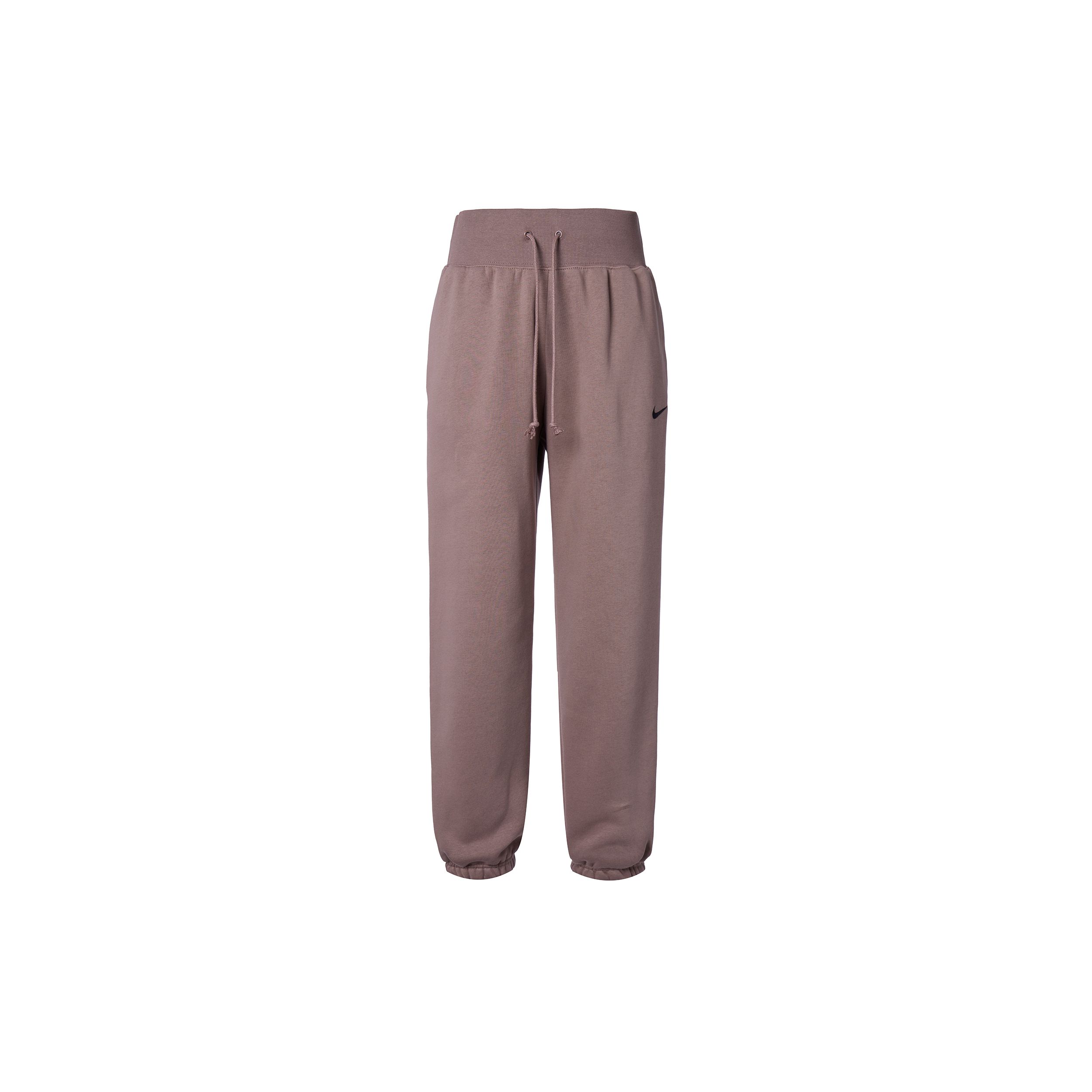 

Nike Sportswear Phoenix Fleece Solid High-Waist Drawstring Casual Jogger Pants Women Bottoms Smoke-Gray Purple Red DQ5888-208 XL