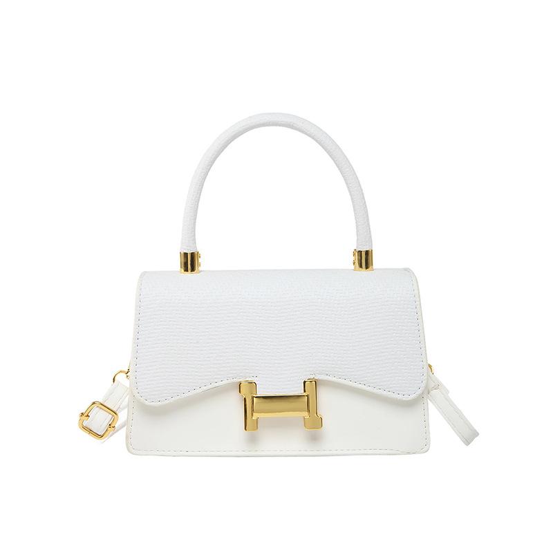 

Premium sense niche versatile handbag women s 2025 new foreign style commuting shoulder messenger small square bag белый