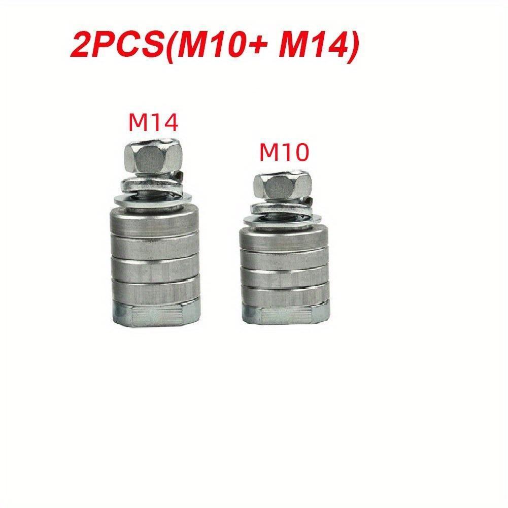 M14 M10 adaptor polizor unghiular adaptor mașină de canelat kit de conversie flanșă metal piulițe de blocare canelare tip 125 150