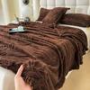 Luxurious Chiffon Butterfly Jacquard Throw Blanket Velvet Nap Blanket Office Shawl Comfortable Blanket Warm Sofa Blankets for Bed Quilt