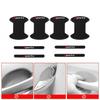 8Pcs Carbon Fiber Car Auto Door Handle Bowl Sticker Protector Film Accessories