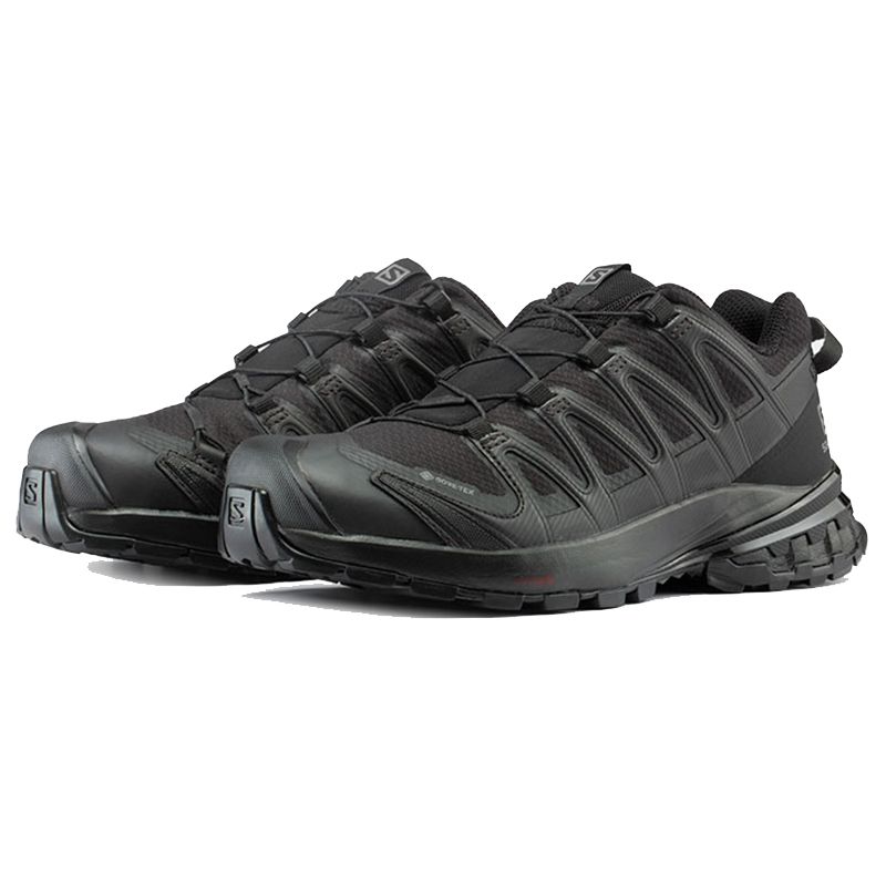 Salomon XA Pro 3D V8 GTX Outdoor Sports Fabric Shock Absorption Durable Waterproof Supportive Low Top Running Shoes Men sneaker Black L40988900