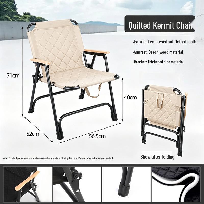 Portable Foldable Outdoor Leisure Chair for Fishing, Beach, Camping, and Art Sketching